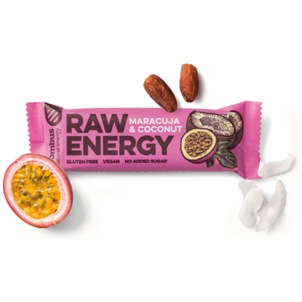 BOMBUS RAW ENERGY Maracuja & Coconut 50g