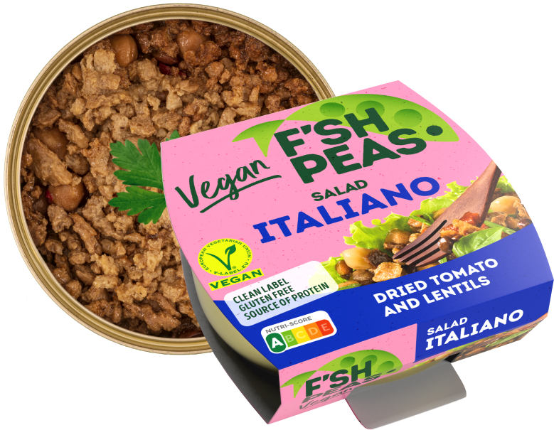 KARAVELA FISH PEAS Italský veganský salát 175g
