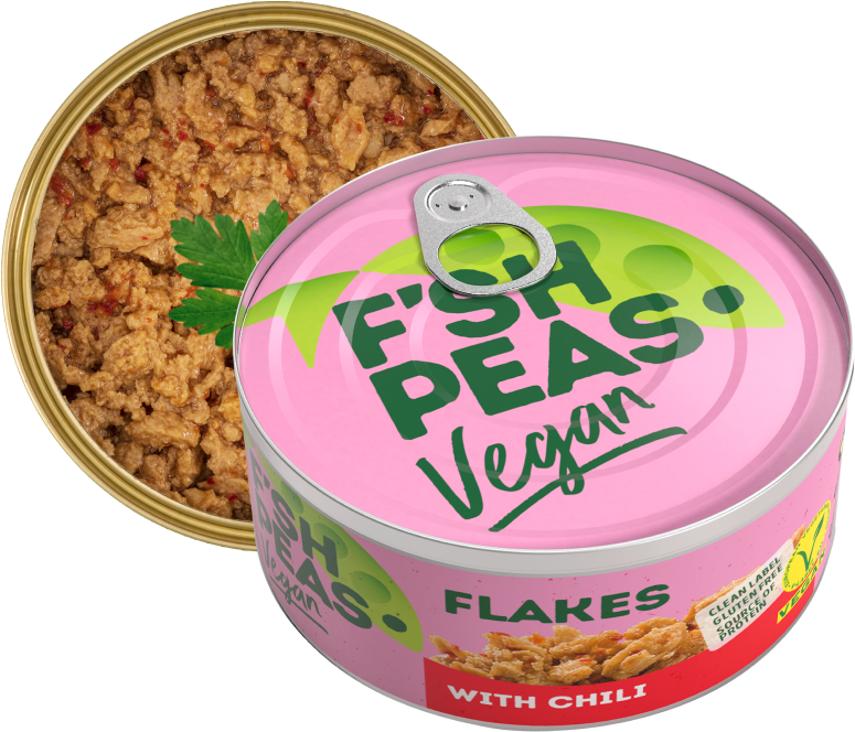 KARAVELA FISH PEAS Veganské ,,tuňákové” kousky s chilli 140g