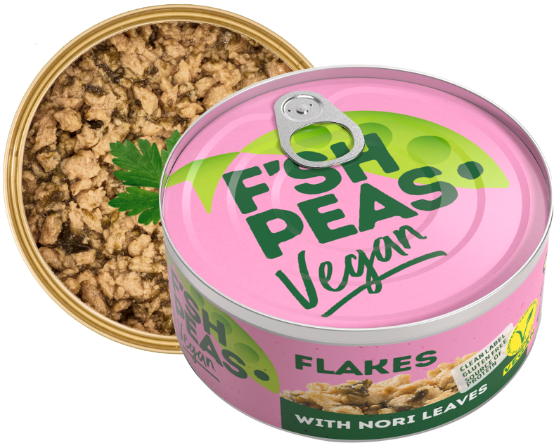 KARAVELA FISH PEAS Veganské ,,tuňákové” kousky s řasou nori 140g