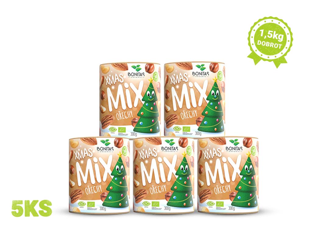BONITAS BIO vánoční mix ořechů Exclusive balíček XXL