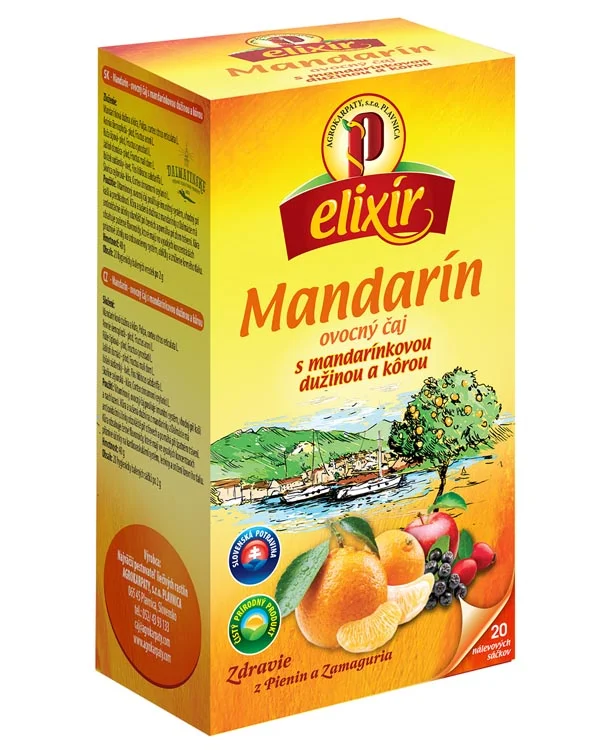 AGROKARPATY BIO čaj Mandarin 40g