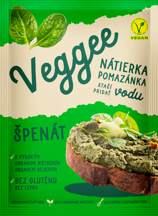 MÄSPOMA Veggee pomazánka špenátová 65g