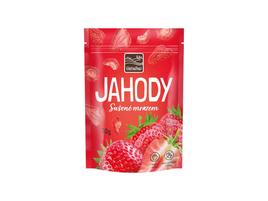 FARMLAND Jahody sušené mrazem 30g