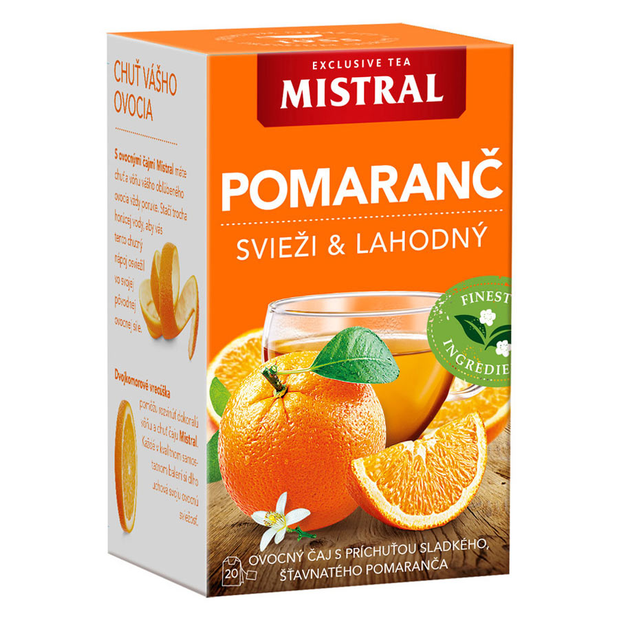 MISTRAL Ovocný čaj Pomeranč 40g