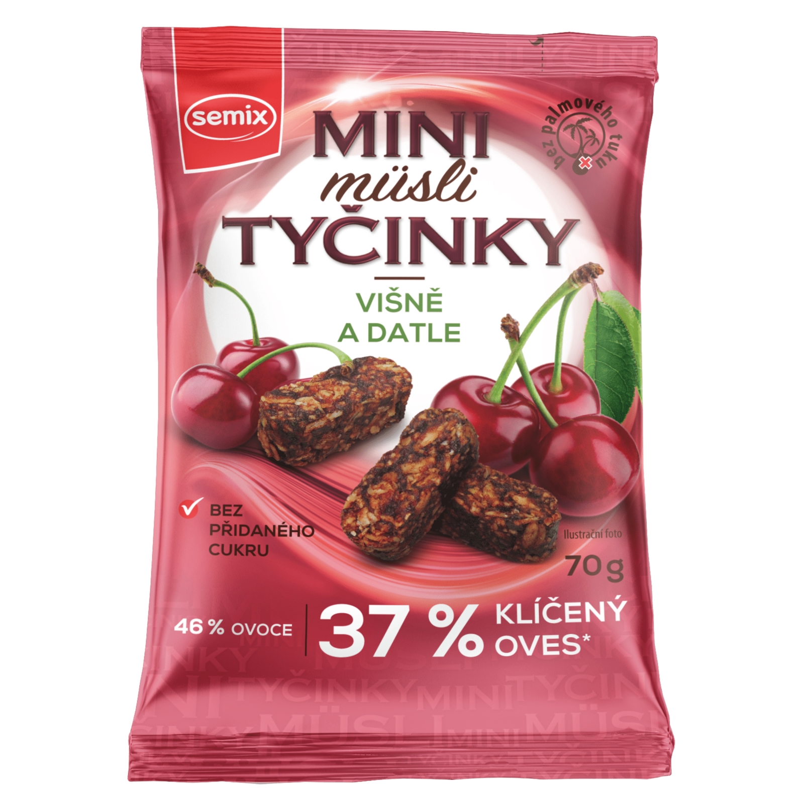 SEMIX Mini müsli tyčinky višně a datle 70g
