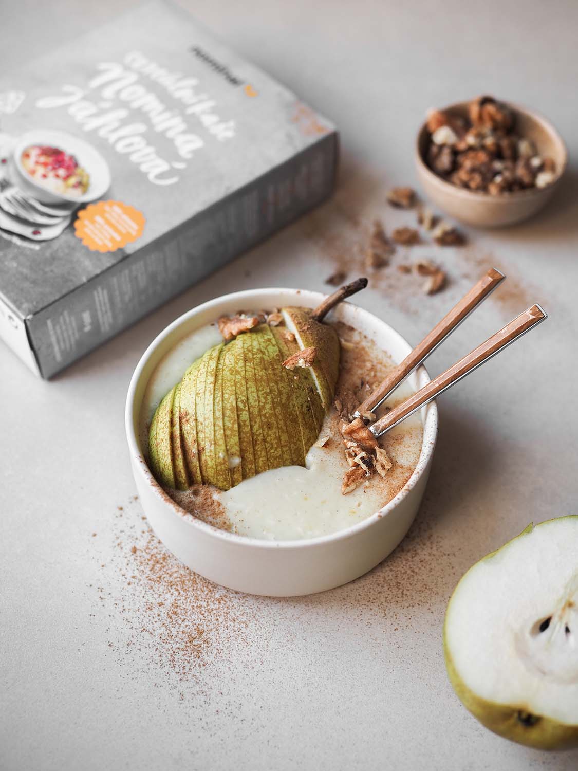 Pšenová kaša s hruškou