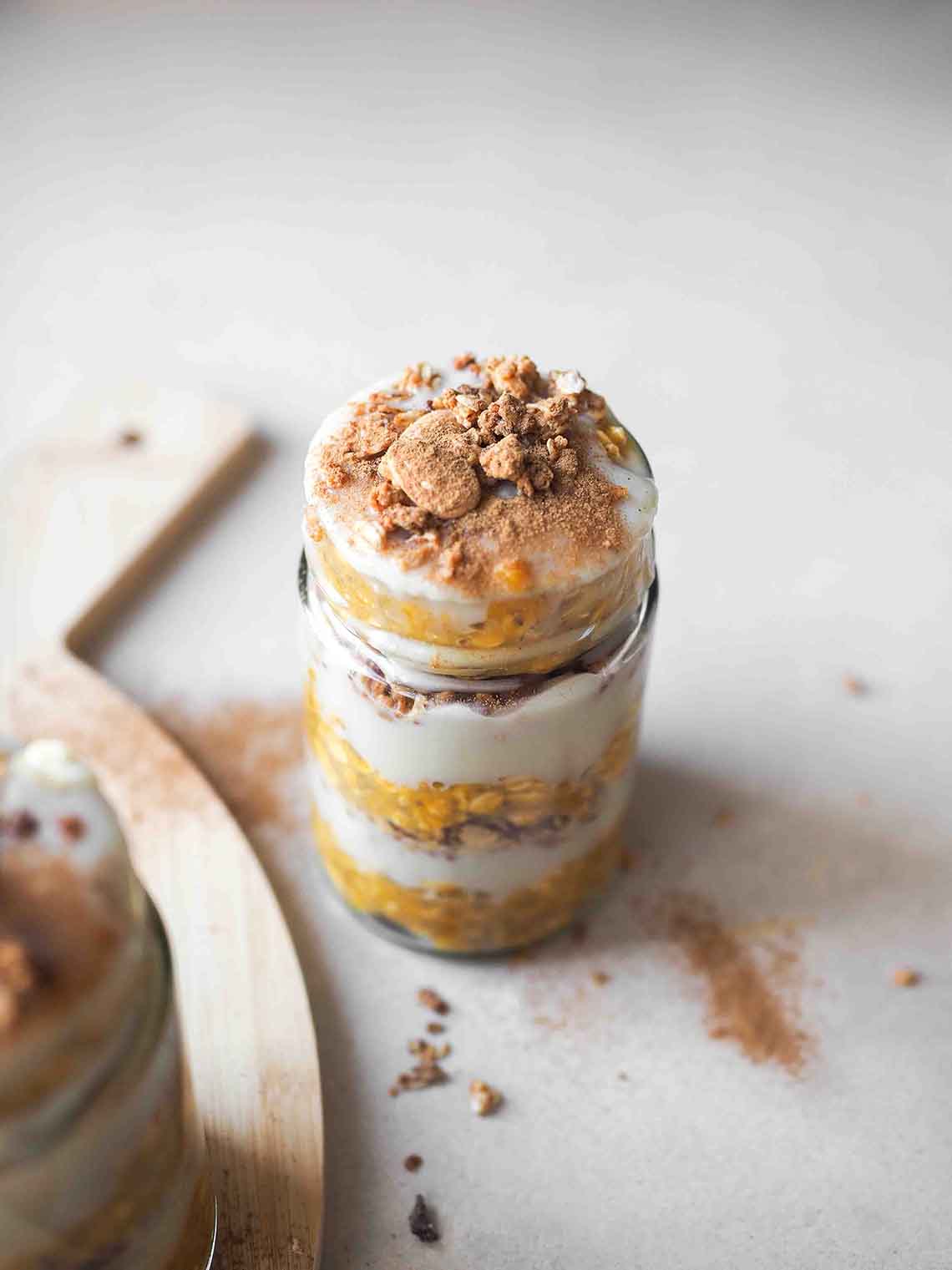 Pumpkin overnight oats