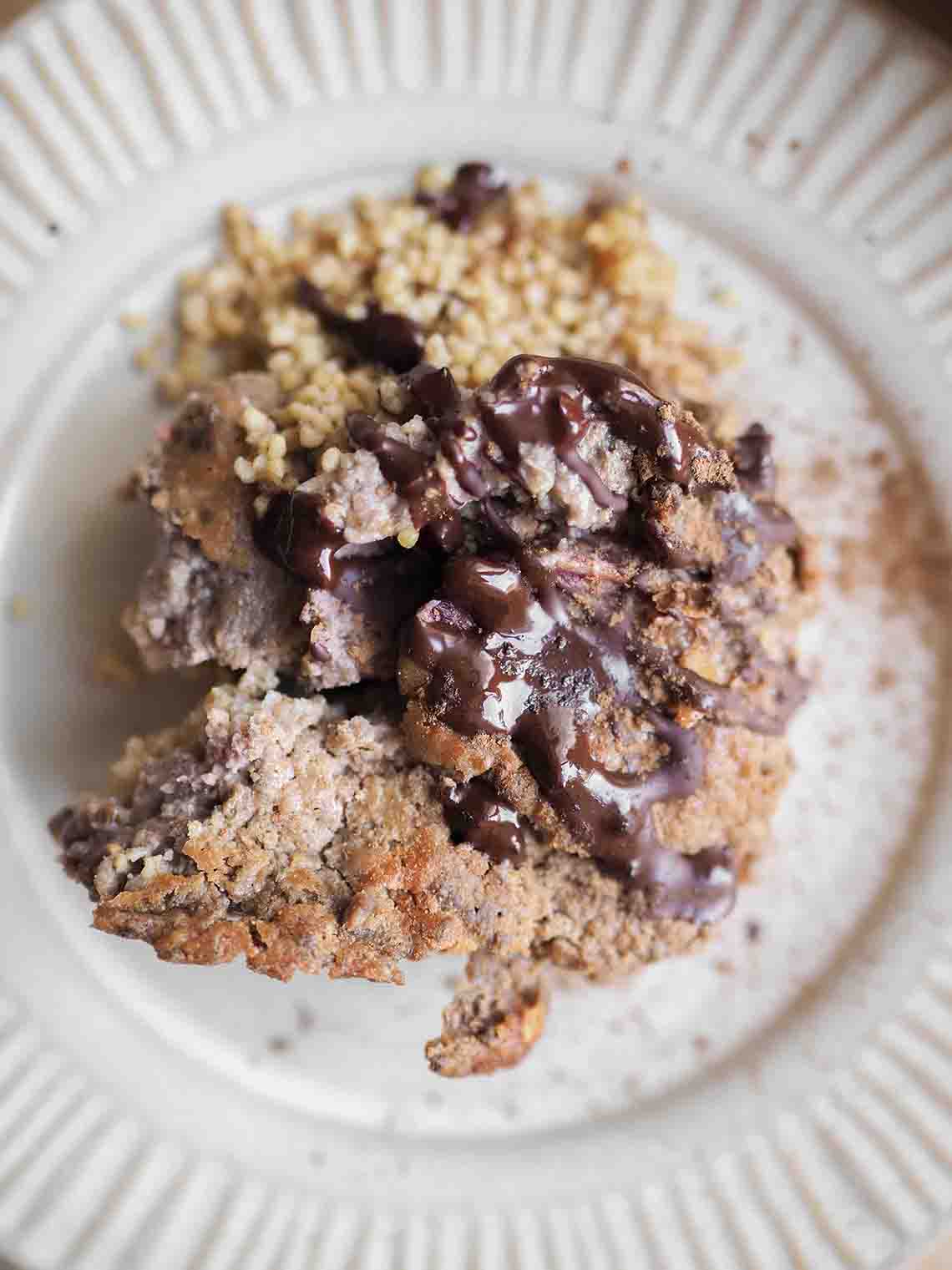 Pšenovo-slivková zapekaná kaša