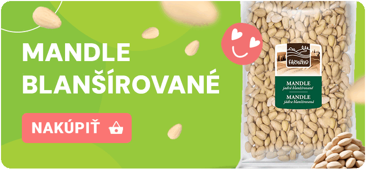 Mandle jadrá blanšírované FARMLAND 1kg