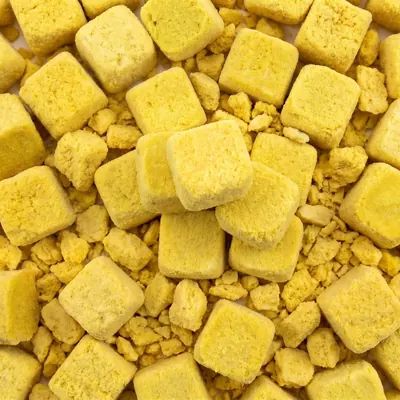 Mangové kocky s kokosom a mrkvou