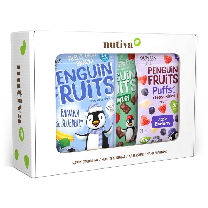 NUTIVA BIO Čučoriedkový mix – biely box 140g