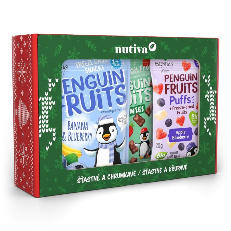 NUTIVA BIO Čučoriedkový mix – vianočný box 140g