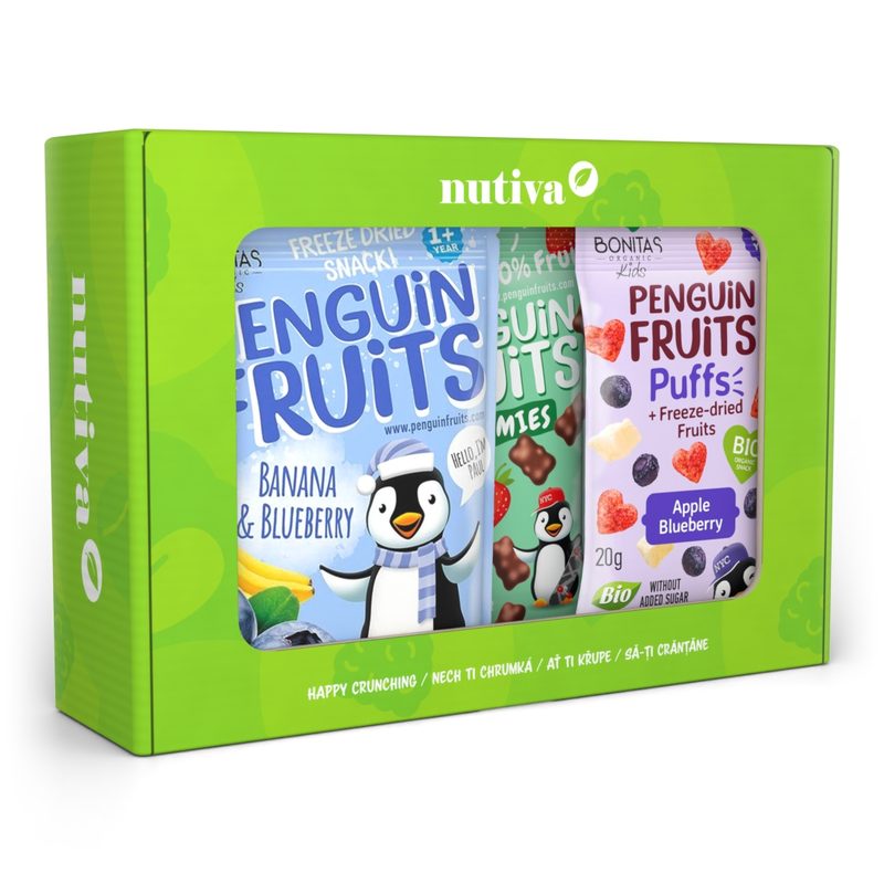 NUTIVA BIO Čučoriedkový mix – zelený box 140g