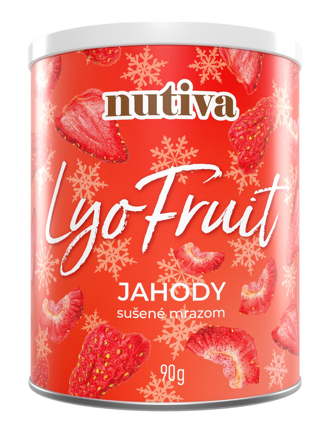 NUTIVA Lyo Fruit JAHODY Tubus