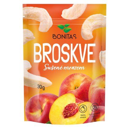 BONITAS Broskyne sušené mrazom 30g