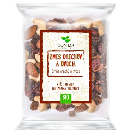 BIO Zmes orechov a ovocia BONITAS 100g