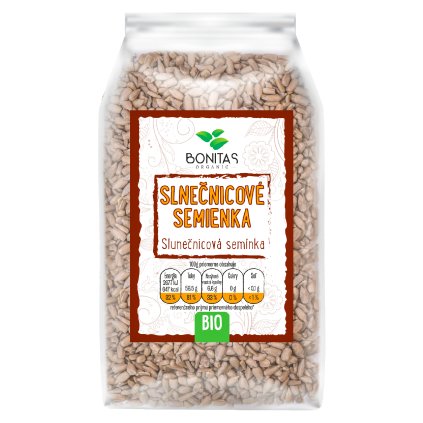 BONITAS BIO Slnečnicové semienka 500g