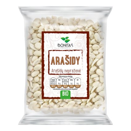 BIO Arašidy lúpané BONITAS 100g