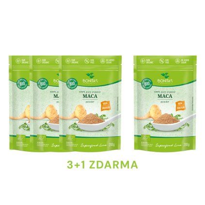 Balíček BIO Maca prášok 3+1 zdarma