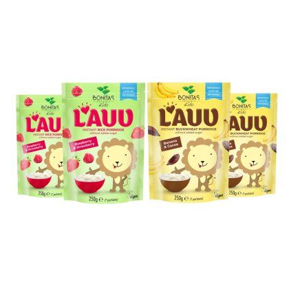 BIO Detská kaša Lion Lauv MEGA PACK 4x250g