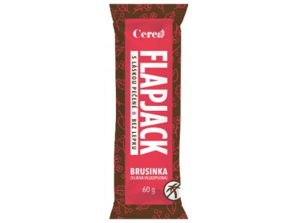 Flapjack brusnica CEREA 60g