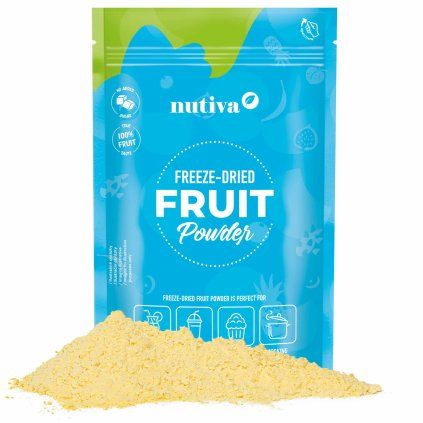 NUTIVA Lyofilizované broskyne v prášku 100g