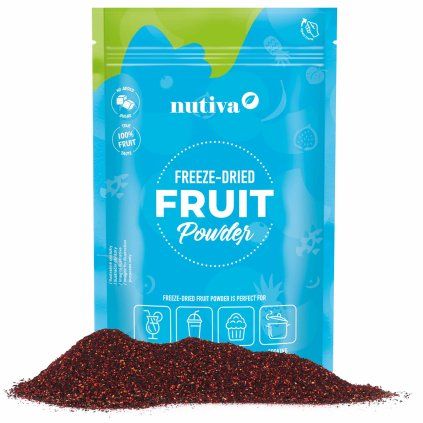 NUTIVA Lyofilizované čučoriedky v prášku 100g