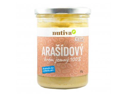 Arašidový krém jemný NUTIVA 390g