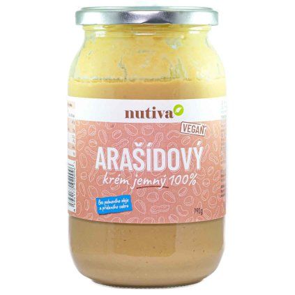 NUTIVA Jemný arašidový krém 790g