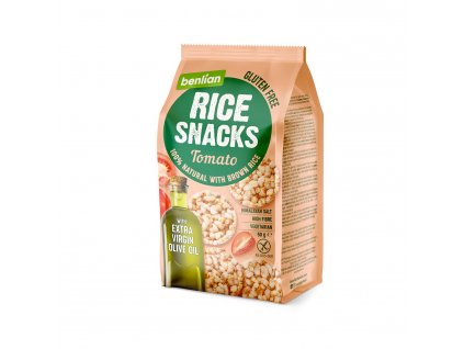 rice snack paradajky