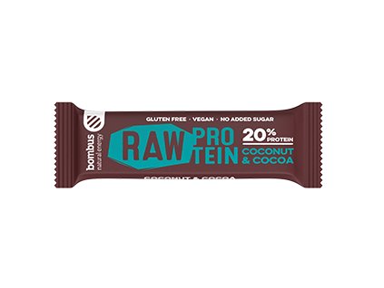 RAW PROTEIN coconut&cocoa BOMBUS 50g