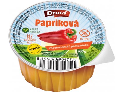 Vegánska nátierka papriková DRUID 100g