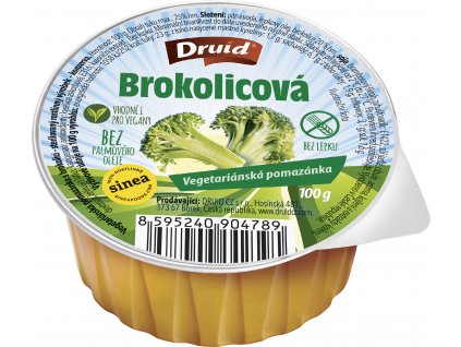 Vegánska nátierka brokolicová DRUID 100g