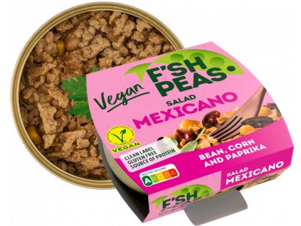 KARAVELA FISH PEAS Mexický vegánsky šalát 175g