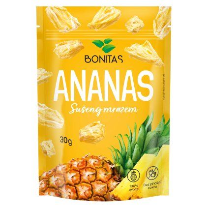 BONITAS Ananás sušený mrazom 30g