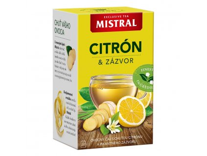 MISTRAL Ovocný čaj Citrón a zázvor 40g