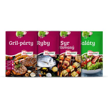Mäspoma sada korenín na grillovanie