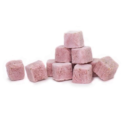 FARMLAND Lyofilizované jahodové kocky s kokosom 50g
