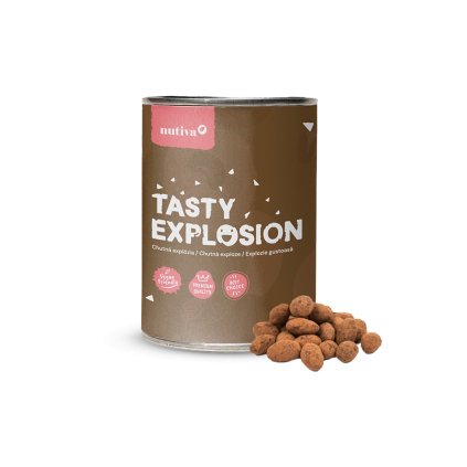 NUTIVA Mandle v čokoláde so škoricou 450g
