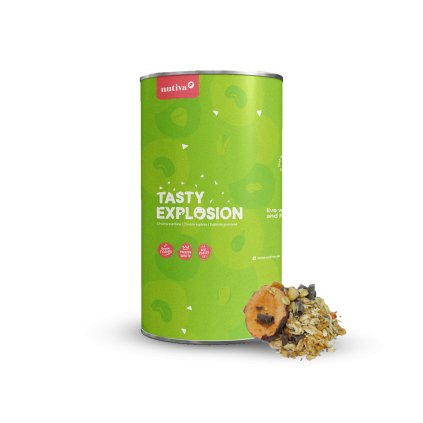 NUTIVA Pečené müsli mak a slivky 600g