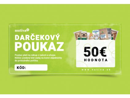 Darcekova poukazka 50