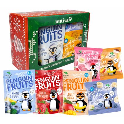 Nutiva Mikulášsky Box – BIO Ovocné mini snacky 70g gallery variant2