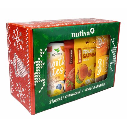 NUTIVA Mikulášsky Box – Sweet & fruit mix 165g