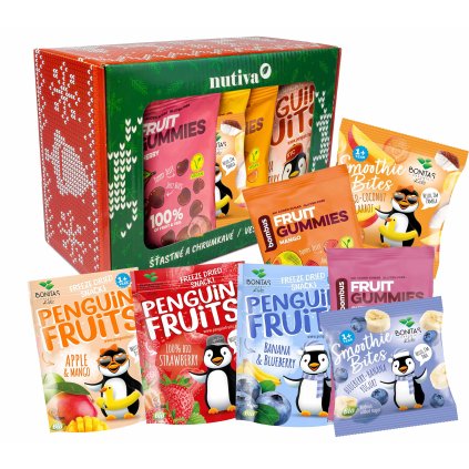 Nutiva Mikulášsky Box – Penguin & gummies 120g Gallery variant 3