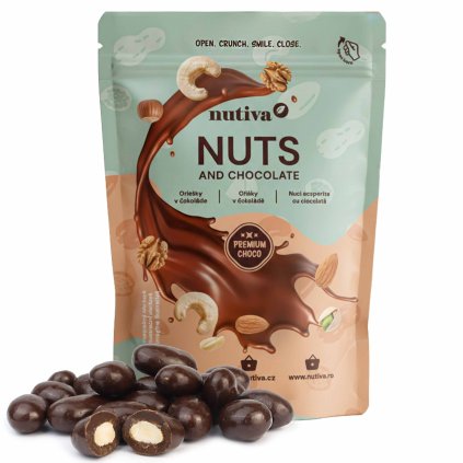 NUTIVA Mandle v horkej čokoláde 200g