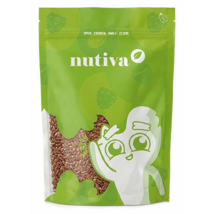 NUTIVA Ľan hnedý 1kg