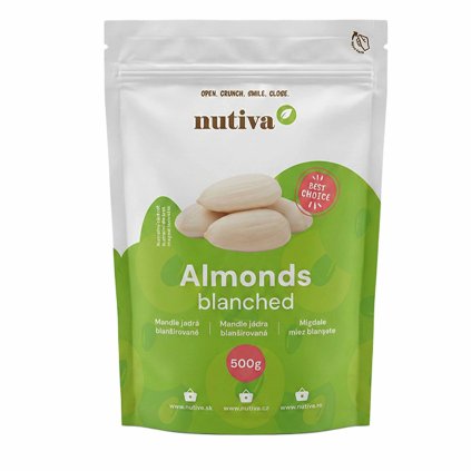 NUTIVA Mandle lúpané 500g