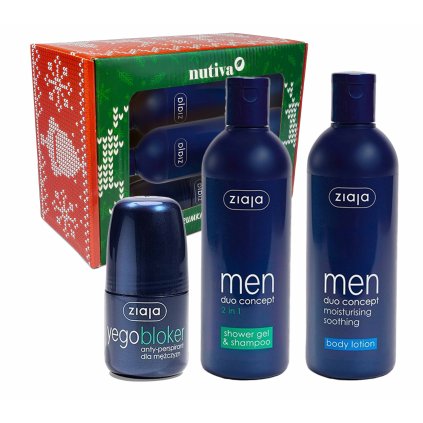 NUTIVA Christmas ZIAJA Men Care Box 660ml