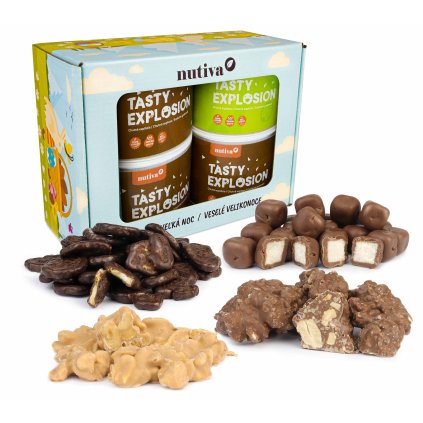 NUTIVA Crunch Box 650g velka noc